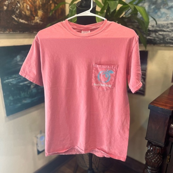 Vintage Peach State Pride pocket tee size small - Picture 3 of 5